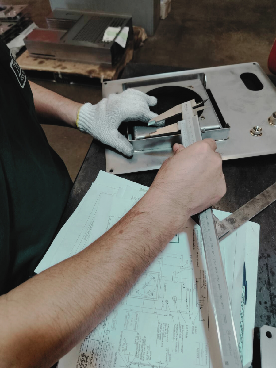 ตรวจสอบชิ้นงาน 7