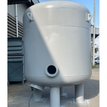 Resin containment tank